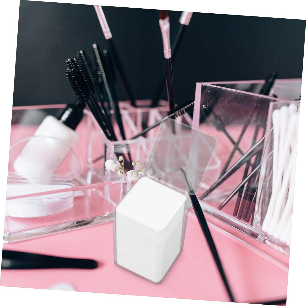 Minkissy 800Pcs Salon Glue Bottle Cleaning Wipes Makeup Lash Extension Remover Pads image number 3