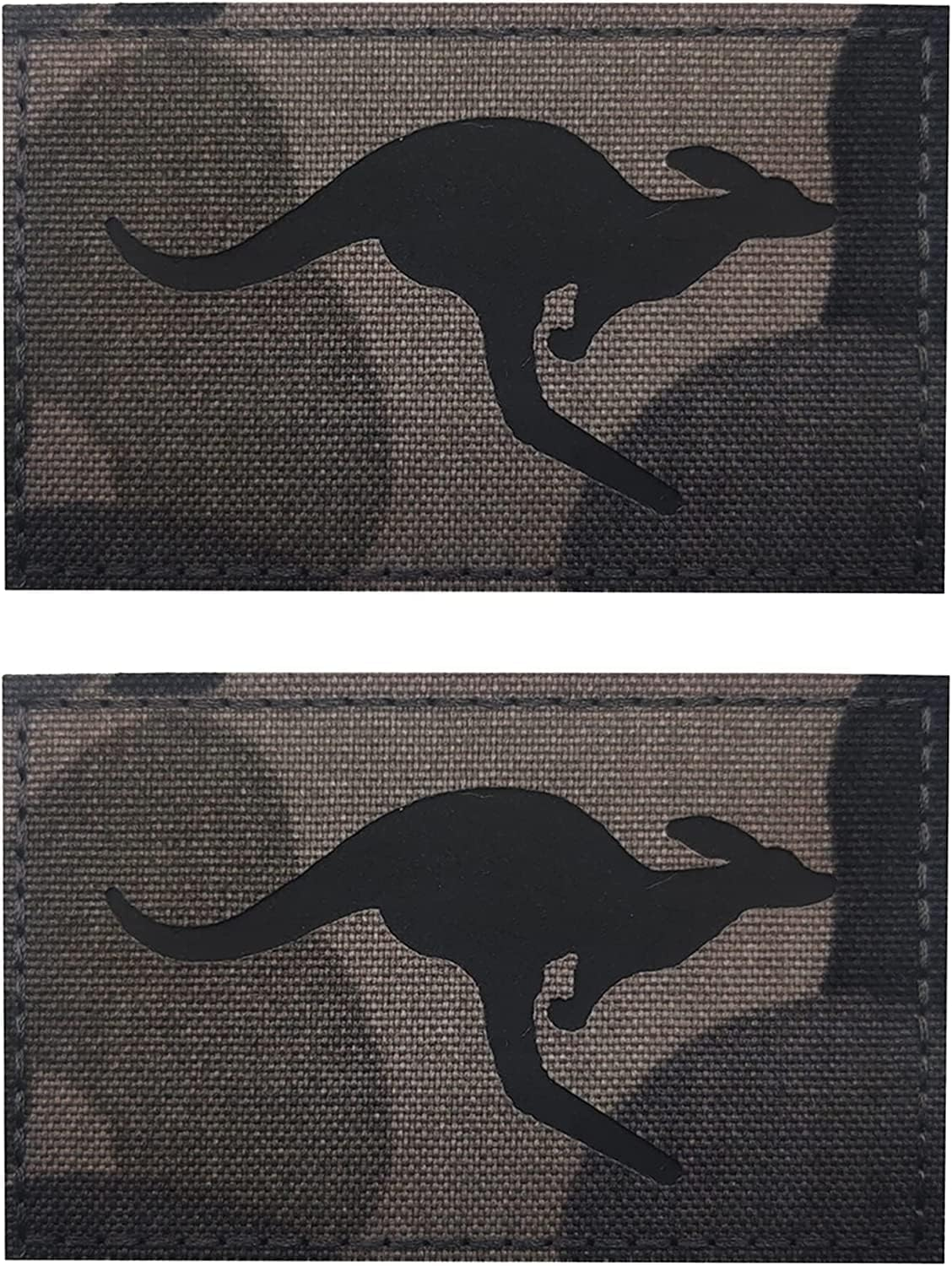 ODSS Australian Kangaroo Flag Infrared Ir Reflective Applique Patches Flags Patch Tactical Military Morale Emblem Armband Badges (Color_C)