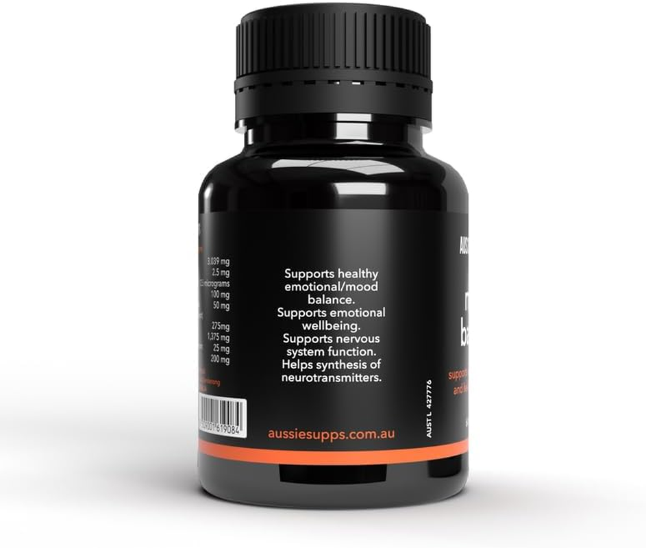 Mood Balance &ndash; Supports Positive Energy, Emotional Wellbeing, and Mental Clarity with St. John&rsquo;S Wort, Rhodiola, Tyrosine, Magnesium Bisglycinate, Vitamin B6 and Vitamin D3 (60 Capsules) image number 2