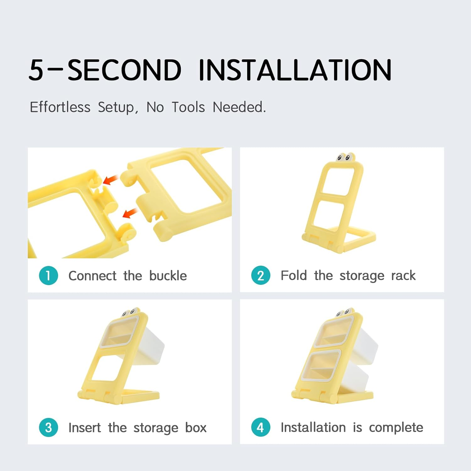 Comfycottage Foldable Desk Organizer, Multi-Functional DIY Pen Holder, Large Capacity Office Supplies Rack, Space Saving Stationary Marker Organizer Divided Desktop Storage for Pen Pencils (Pink) image number 3