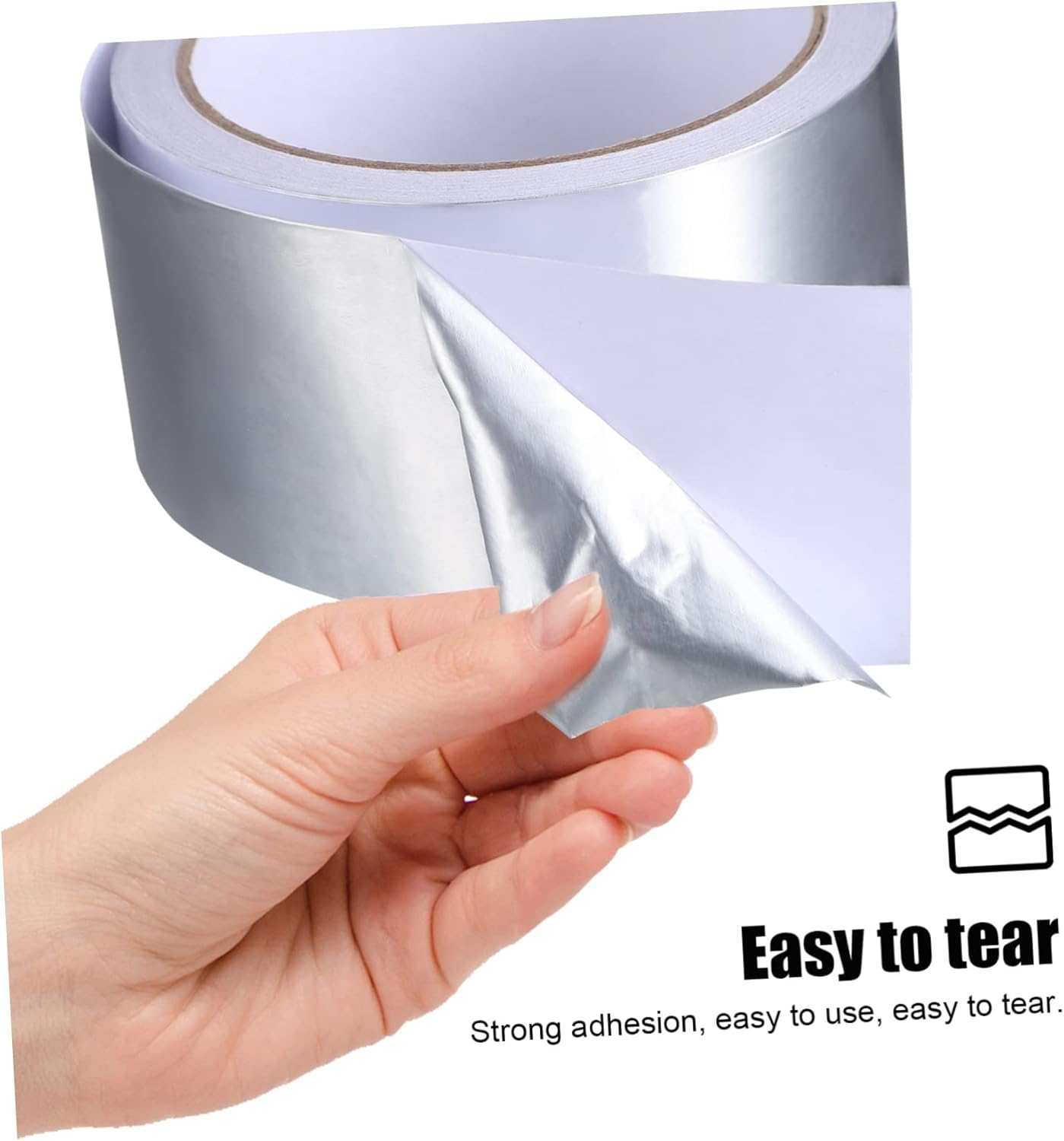1Roll Foil Tape Adhesive for Sealing Insulating and Duct Repairs for Home Office and Automotive Use image number 5