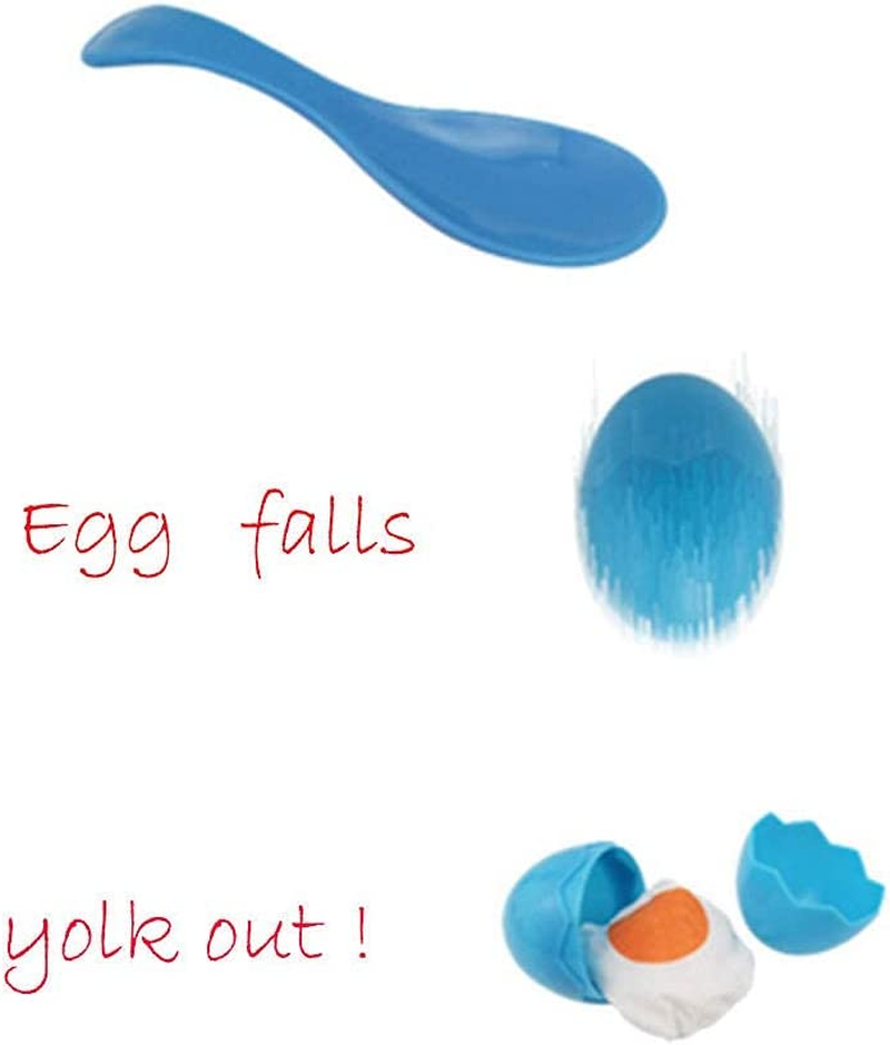 BOHS Egg Spoon Race Game with Yolk - Kids Outdoor Activity for Kindergarten, Backyard Parties, and Easter Day image number 2