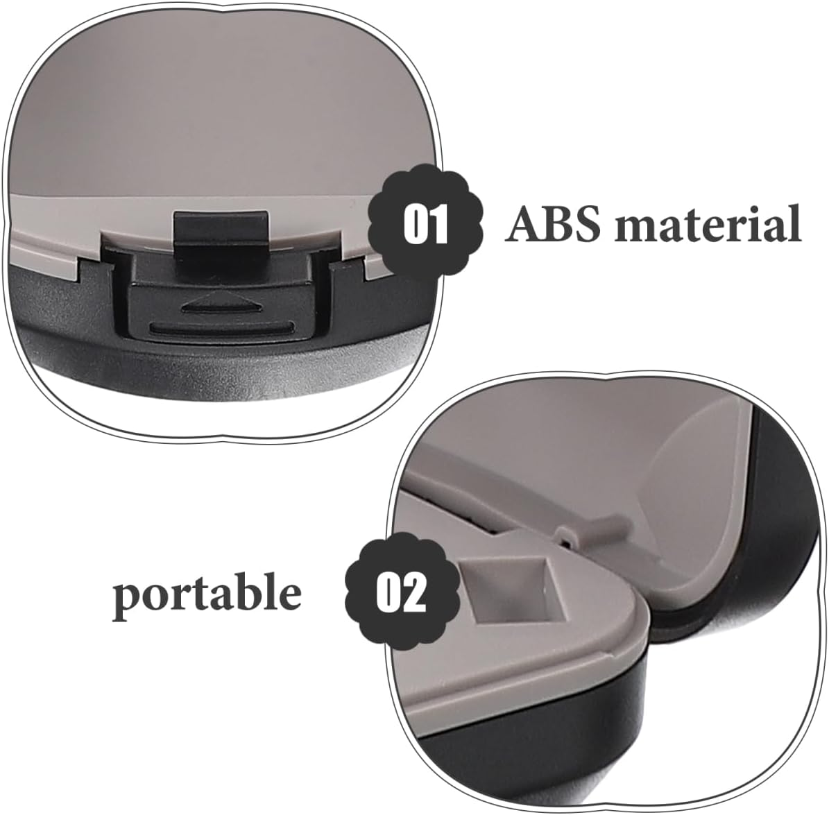 Healvian Portable Hearing Aid Case Small Protective Box for Hearing Devices with Drying and Cleaning Function Compact Travel Storage Organizer image number 5