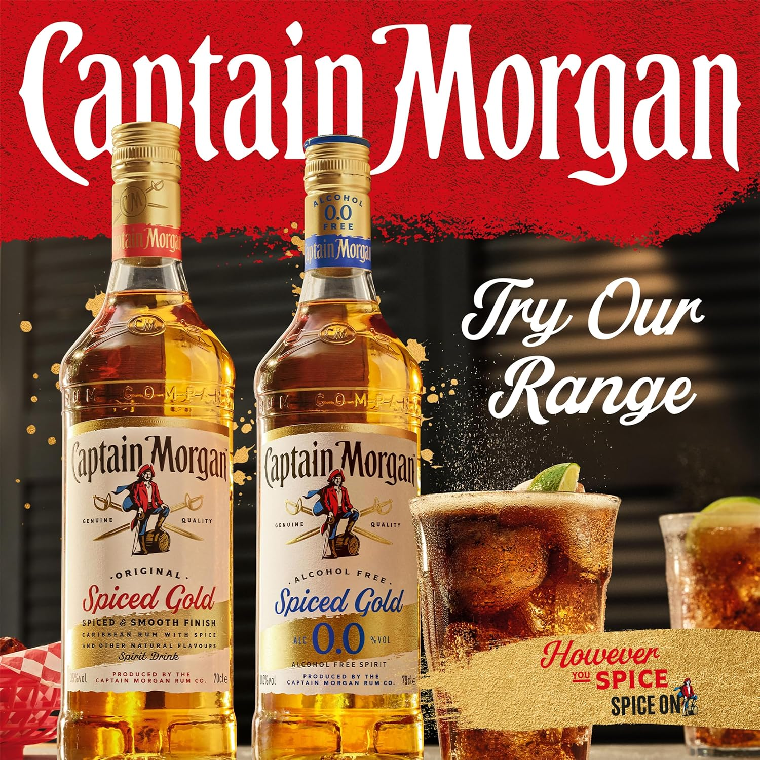 Captain Morgan Spiced Gold Rum 700 Ml