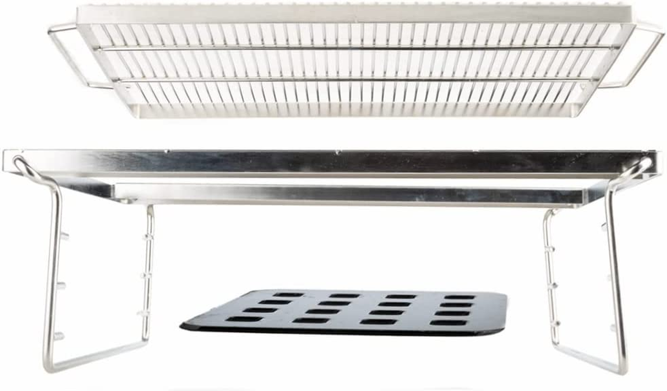 KINGS Premium Stainless Steel Firepit Grill for KINGS Stainless Steel Firepit image number 5