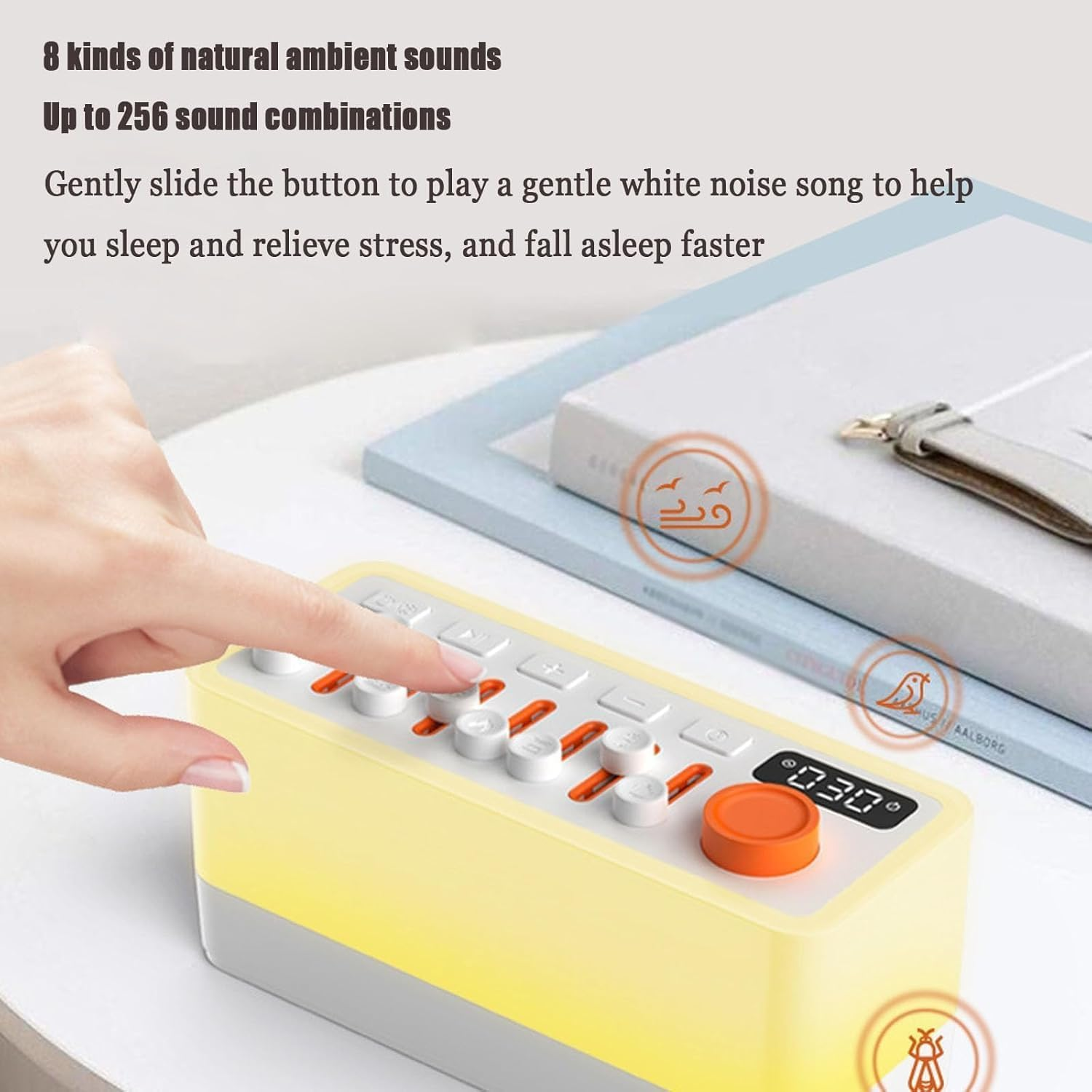 Takoo Sound Machine, Takoo White Noise, Takoo Dreammate 3-In-1 Speaker, Takoo 3 in 1, White Noise Sound Machine Takoo, Mixable 3 in 1 Sleep Aid - Portable Sound Machine (1 PC) image number 2