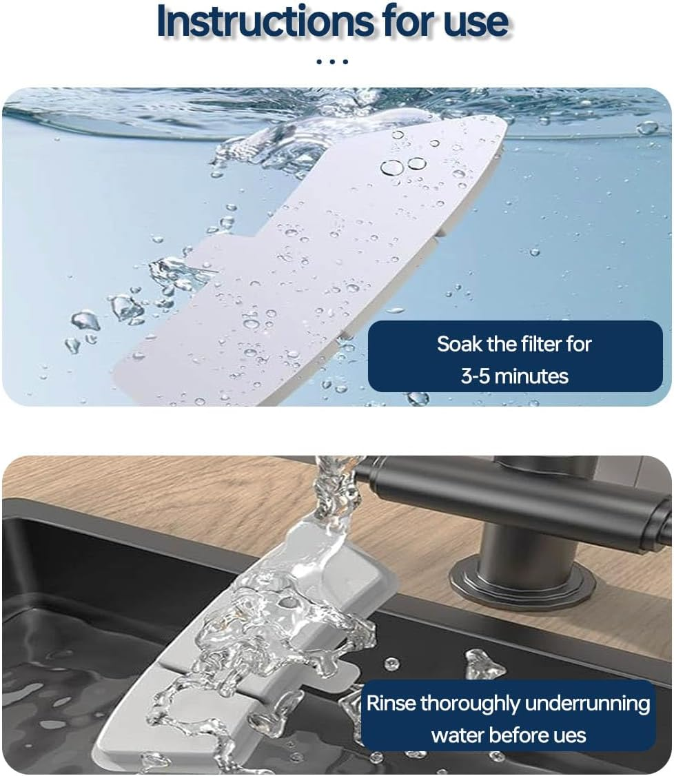 Acmerota Cat Water Fountain Replacement Filter for Oneisall PW04 3.5L Wireless 5000Mah Battery Operated Stainless Steel Cat Fountain, 12+12 Pcs, with 12Pcs Pump Filter & Clean Brush image number 4