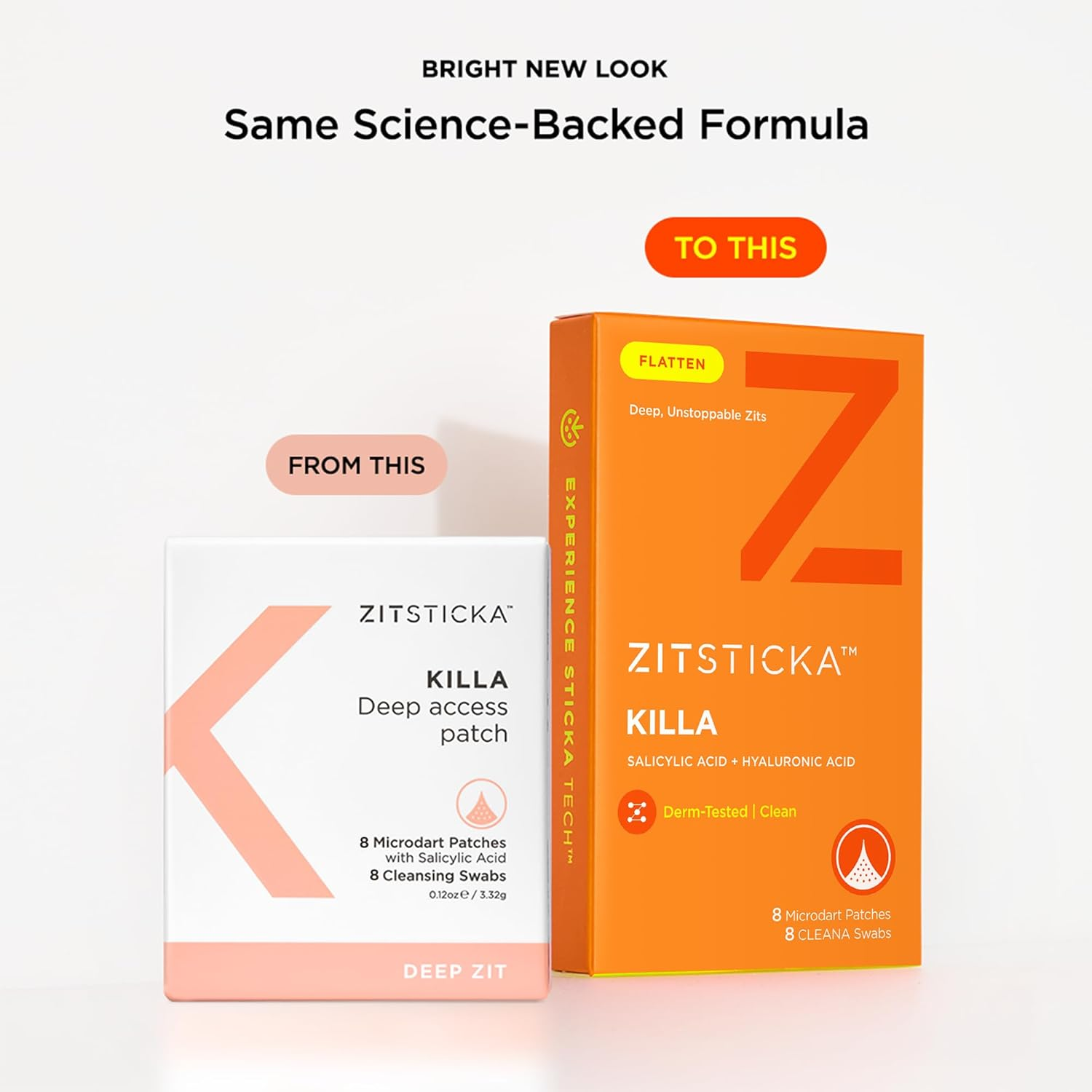 Zitsticka Killa Pimple Patches for Face - World'S Most Potent Pimple Patch with Fast-Acting Microdarts - Starts Working within 6 Hours for Deep, Early-Stage Zits - Regular 8 Count with Cleana Swab image number 5