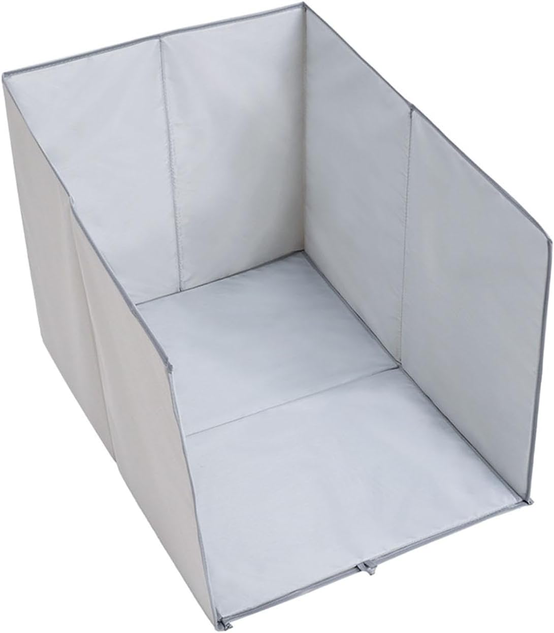 JISADER Cat Litter Box Enclosure Travel Easy to Clean High Sided Litter image number 2