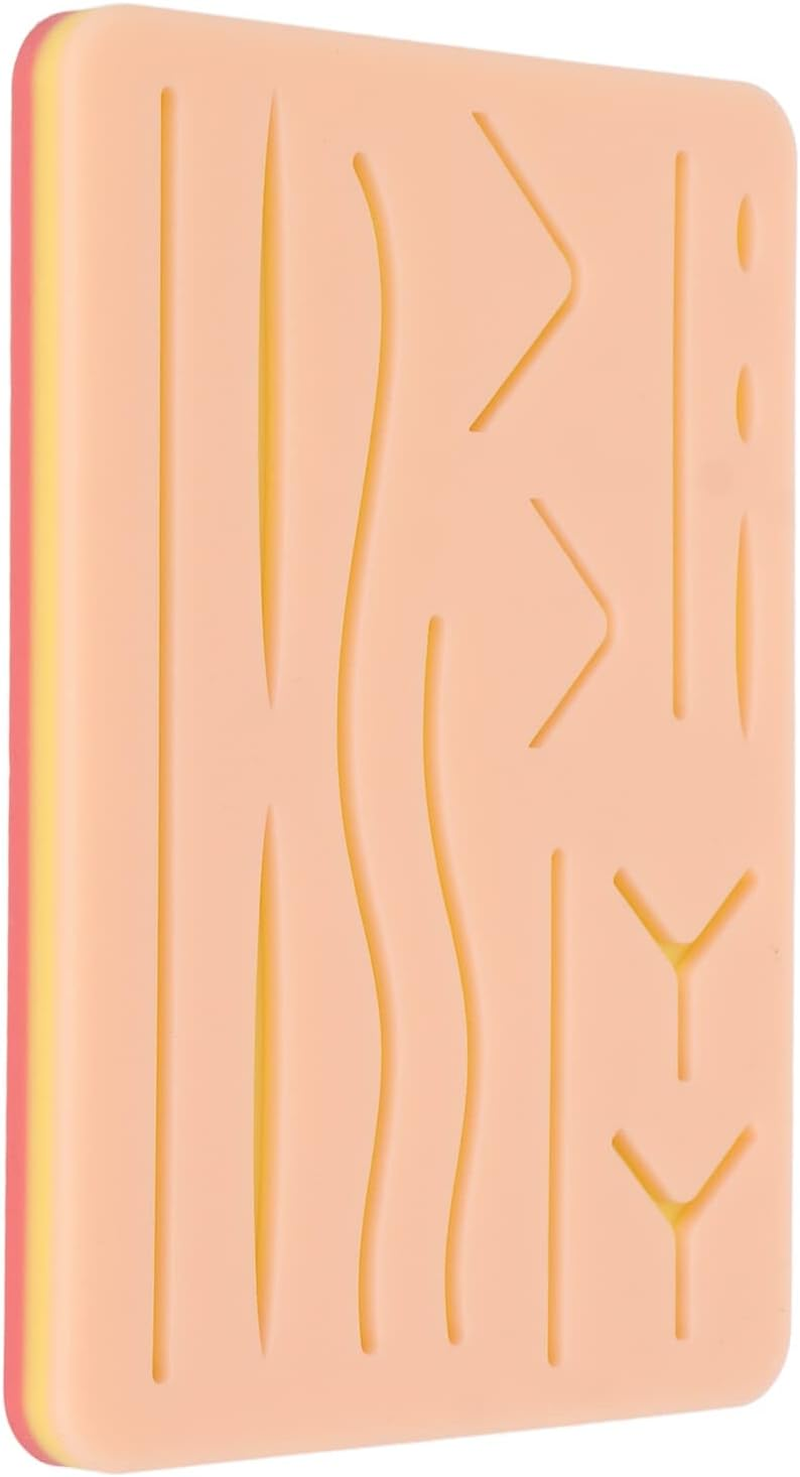 Suture Practice Skin Pad, Medical Training Skin Model, Portable and Lightweight for Nurses and Hospitals image number 4