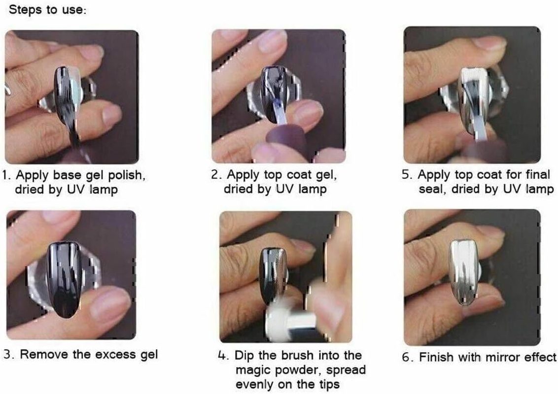 Wave - Nail Hyper Chrome Powder (1G) image number 5