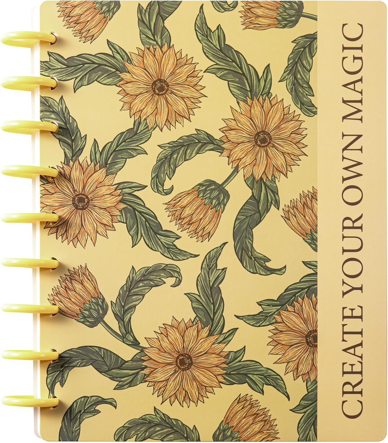 MGGAO Disc-Bound Butterfly Journal Planner for Women & Men, Lined Notebooks, 200 Pages, College Ruled Journals Notebook for School Office