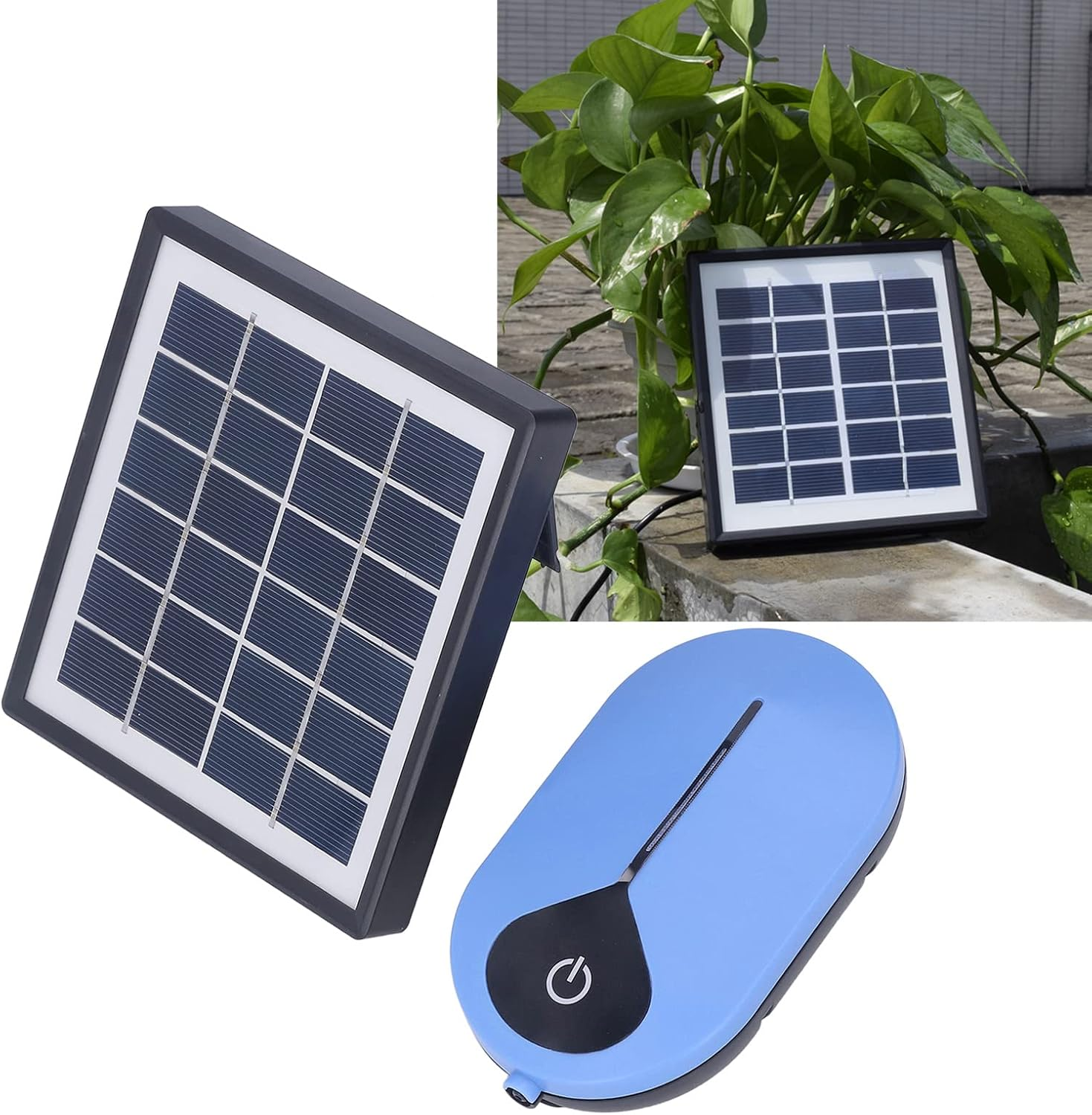 Oxygen Pump Solar Air 3 Gear Large Volume Low Noise 6V 1.5W for Fish Tank Aquarium Reliable Work Safer Running Oxygen Supply Broad Utility Using Tips image number 5