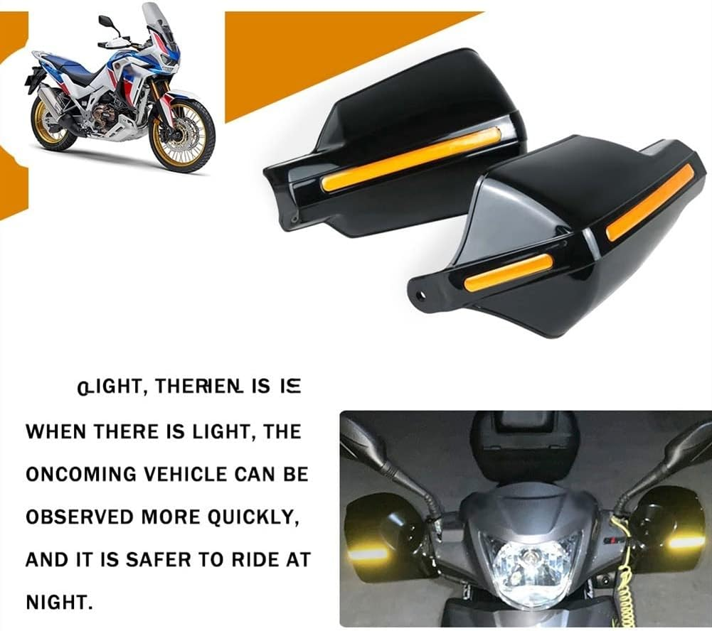 Motorcycle Handlebar Handguard Shield for FB Mondial HPS 125 HPS 300 Hipster HPS125 Motorcycle Accessories Handguard Windshield Hand Guards Handle Shield Handlebar (Color : B-Lack) image number 2