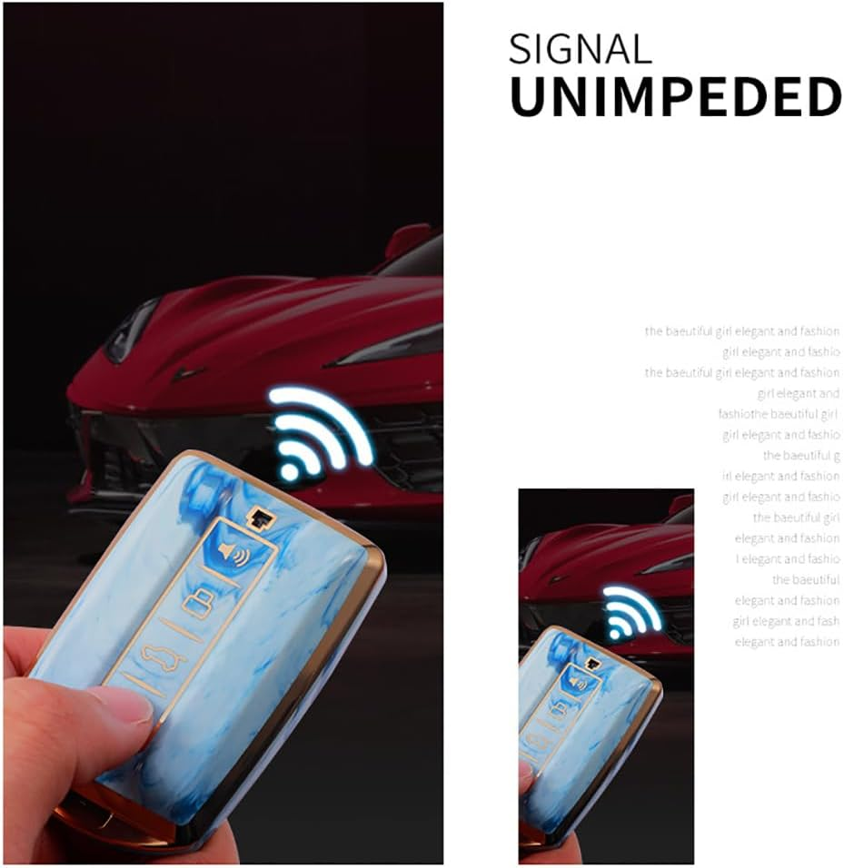 Ontto Car Key Fob Cover Fit for Great Wall GWM WEY TANK 300 500 Tank300 Tank500 Remote Key Case Keyring Remote Keychain Key Holder Key Shell Bag Accessories image number 5