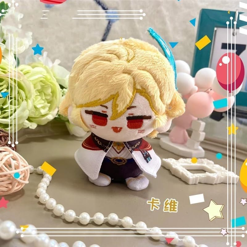 KILA MILA Anime Cute 10Cm Sitting Plush Dolls Toys Cosplay Bag Pendant Gift - Alhaitham image number 4