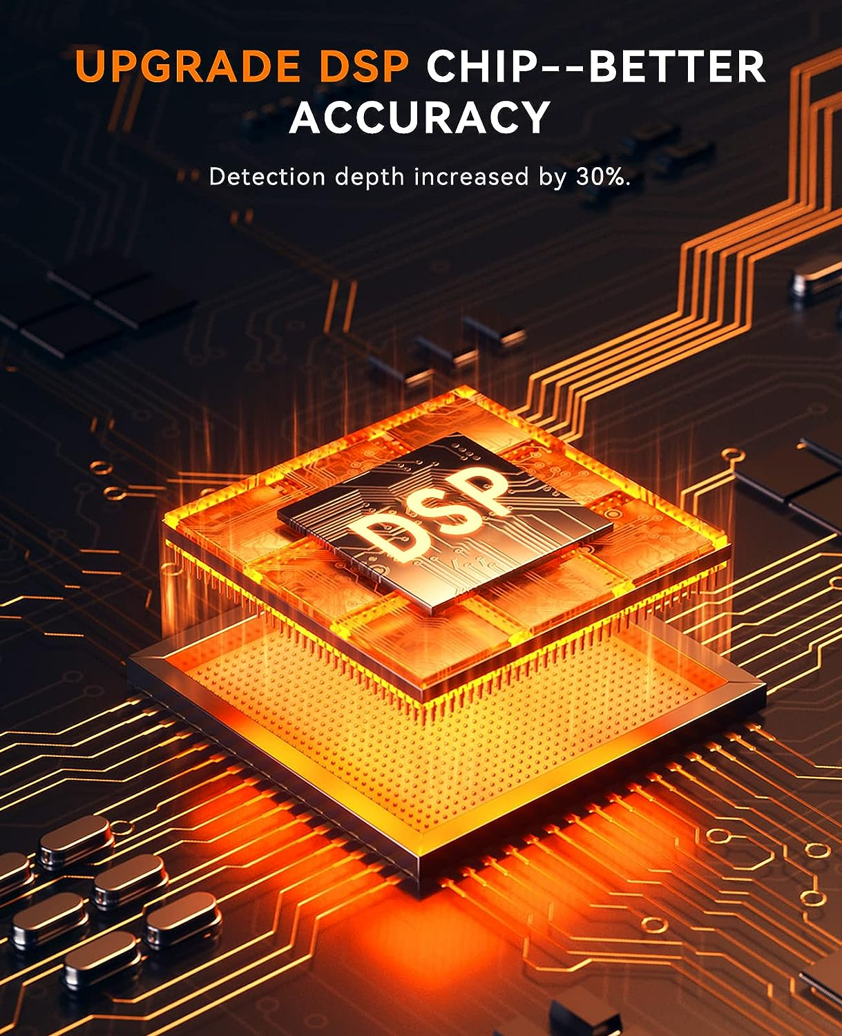 SUNPOW Metal Detector for Adults, Professional Waterproof High Accuracy Metal Detector, 10'' Detection Depth, Pinpoint & Disc & Notch & All Metal & Volume Modes image number 5