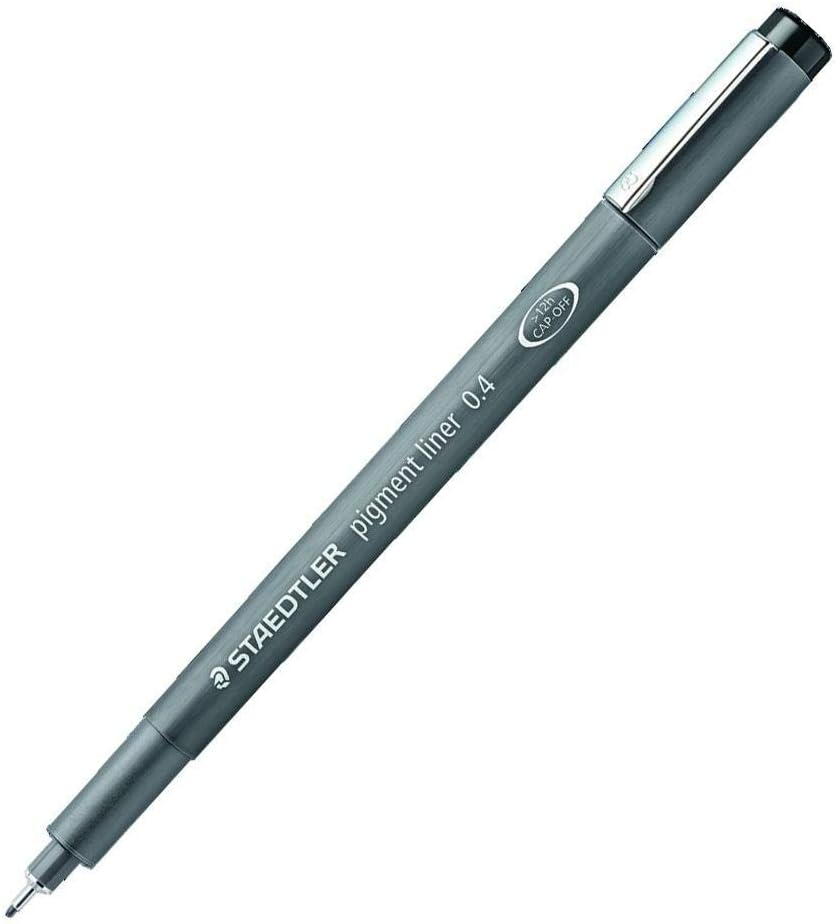 Staedtler Pigment Liner, 0.4Mm, Black Ink (308-0.4) image number 1