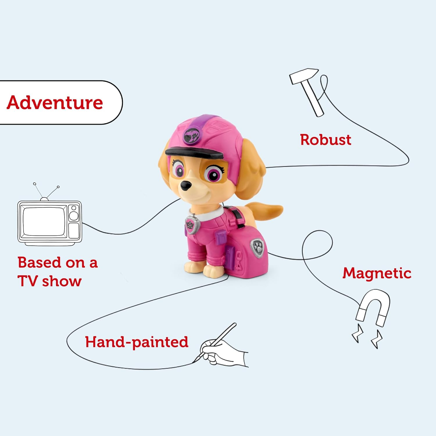 Tonies Skye Audio Toy Figurine from PAW Patrol Jungle Pups image number 5