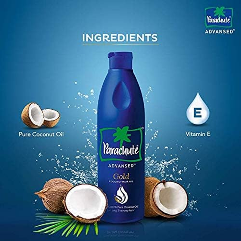 Parachute Advansed Gold Coconut Hair Oil, 500 Ml image number 3