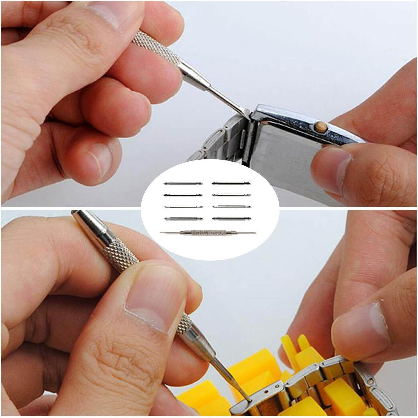 Watch Band Repair Tool Watch Link Remover Spring Bar Pins Link Remover for Watch Repair and Watch Band Adjustment image number 5