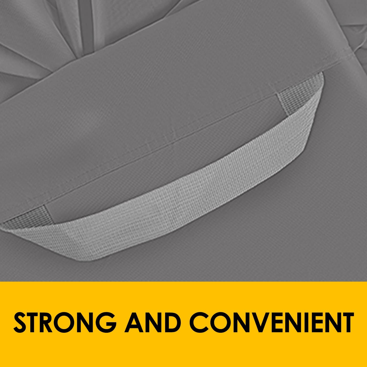 KOZYARD Outdoor Patio Furniture Cover 180 X 140 X 75Cm Rectangular Table Chair Cover 420D Oxford Fabrics Waterproof UV Resistance Lounge Deep Seat All Weather Protection Garden Chairs Cover (Grey)