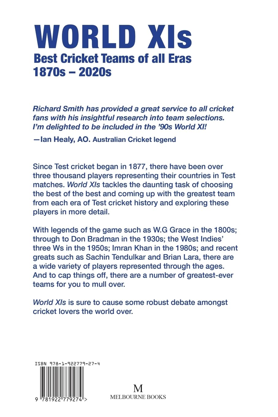 World Xis: Best Cricket Teams of All Eras (1870S - 2020S) image number 1