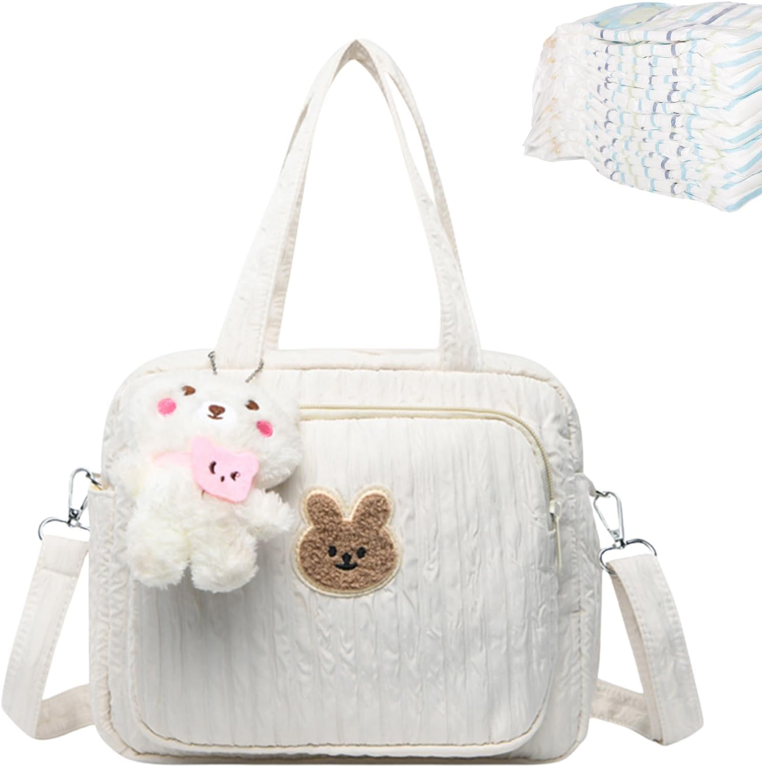 Gen&eacute;rico Diaper Bag Bag - Bags for Women Travel Large Padded Puffy Bags for Work Travel Gym Gym | Large Capacity For