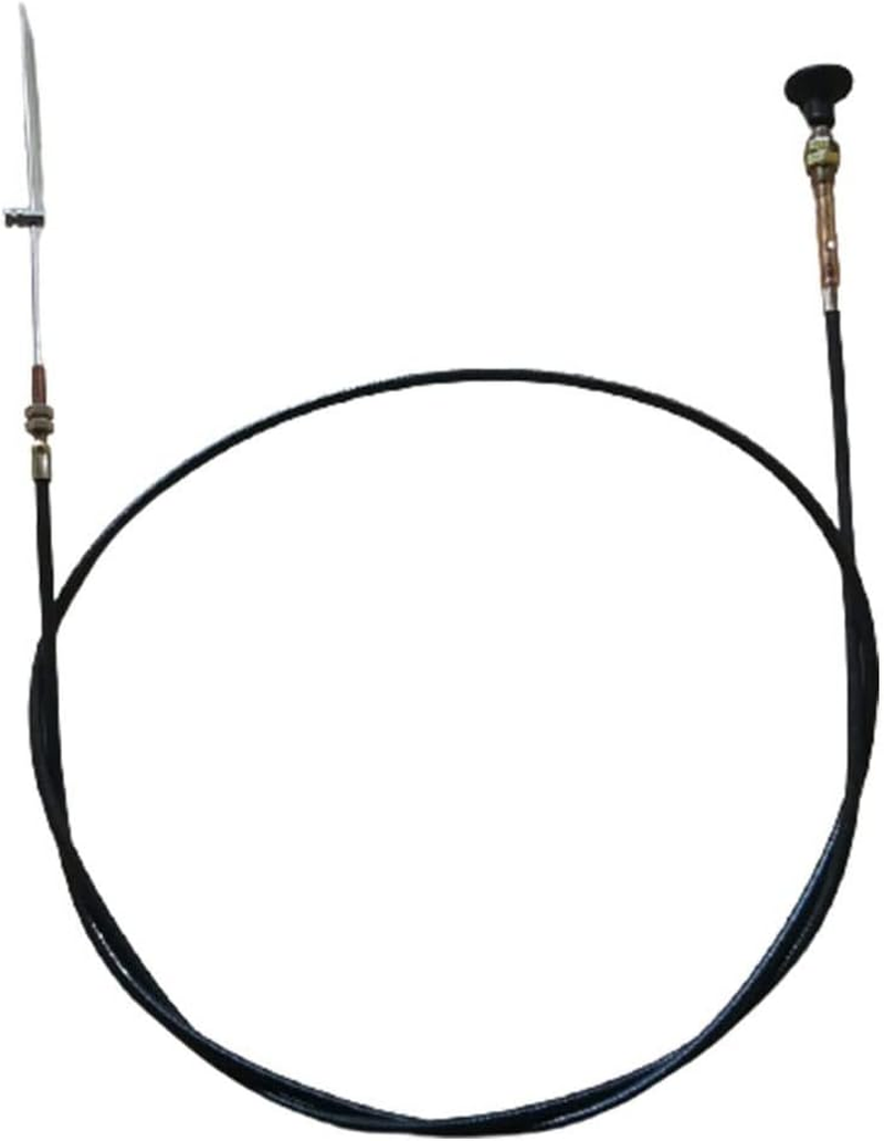 2.5M Stop Choke Cable, Professional Wire Control Bonnet Throttle Engine Stop Line Replacement for Auto and Trucks image number 1