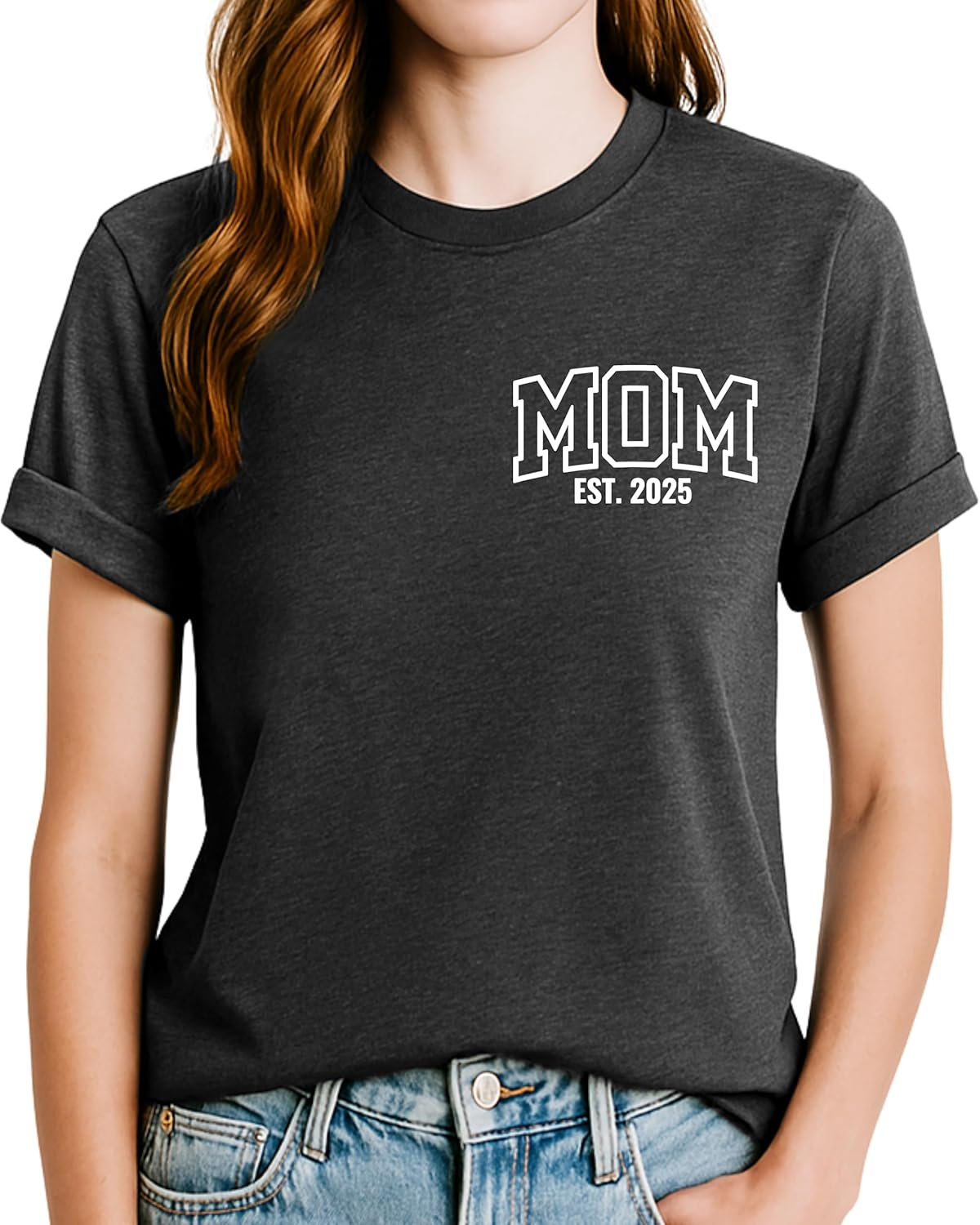 Teeny Fox Couple Baby Announcement Shirt | Expecting Mom and Dad Pregnancy Reveal Shirts | Matching Mommy Daddy Set image number 3