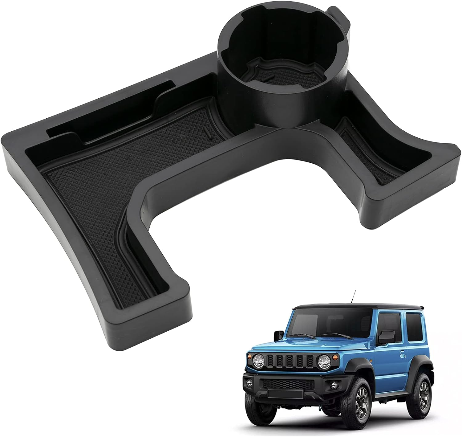 For Suzuki Jimny MT Car Center Console Cup Phone Card Holder Storage Box Gear Shift Tray Organizer 2019 2020 2021 2022 Styling Accessories image number 4