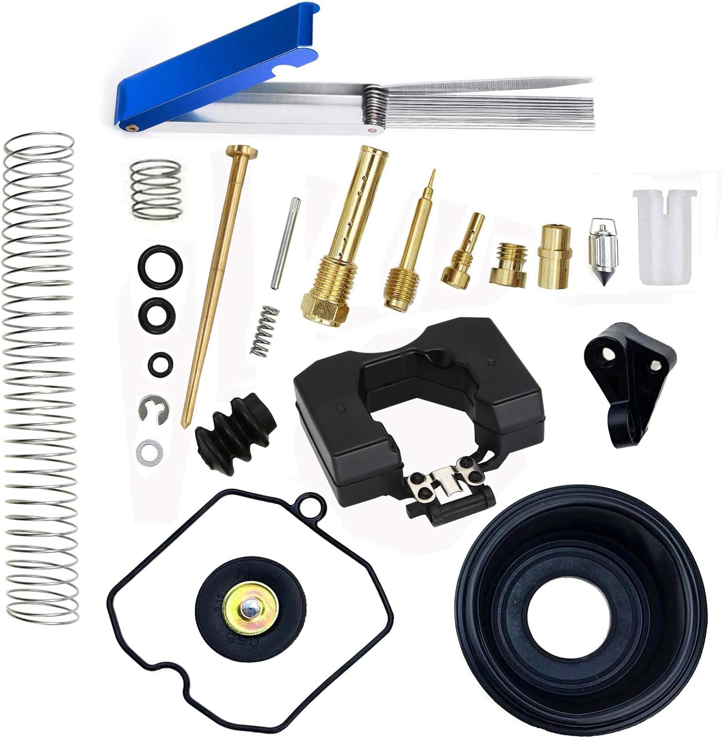 27421-99A Rebuild Kit - Carburetor Rebuild Kit Compatible with Harley Davidson Sportster XL 883 CV40 27421-99C 27490-04 40Mm Carb Repair Kit image number 4