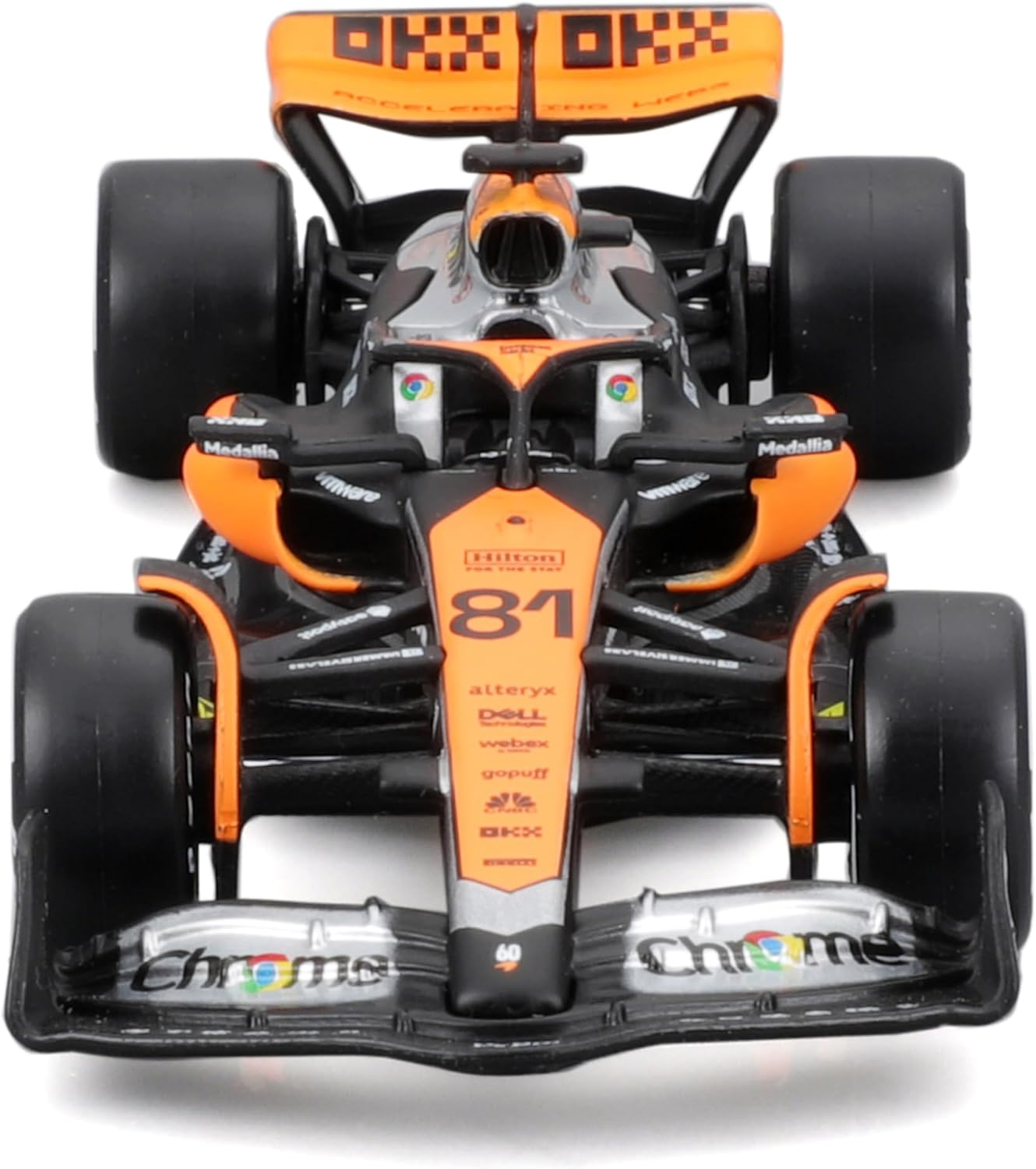 Bburago 1/43 Mclaren 2023 MCL60 F1#81 Oscar Piastri image number 1