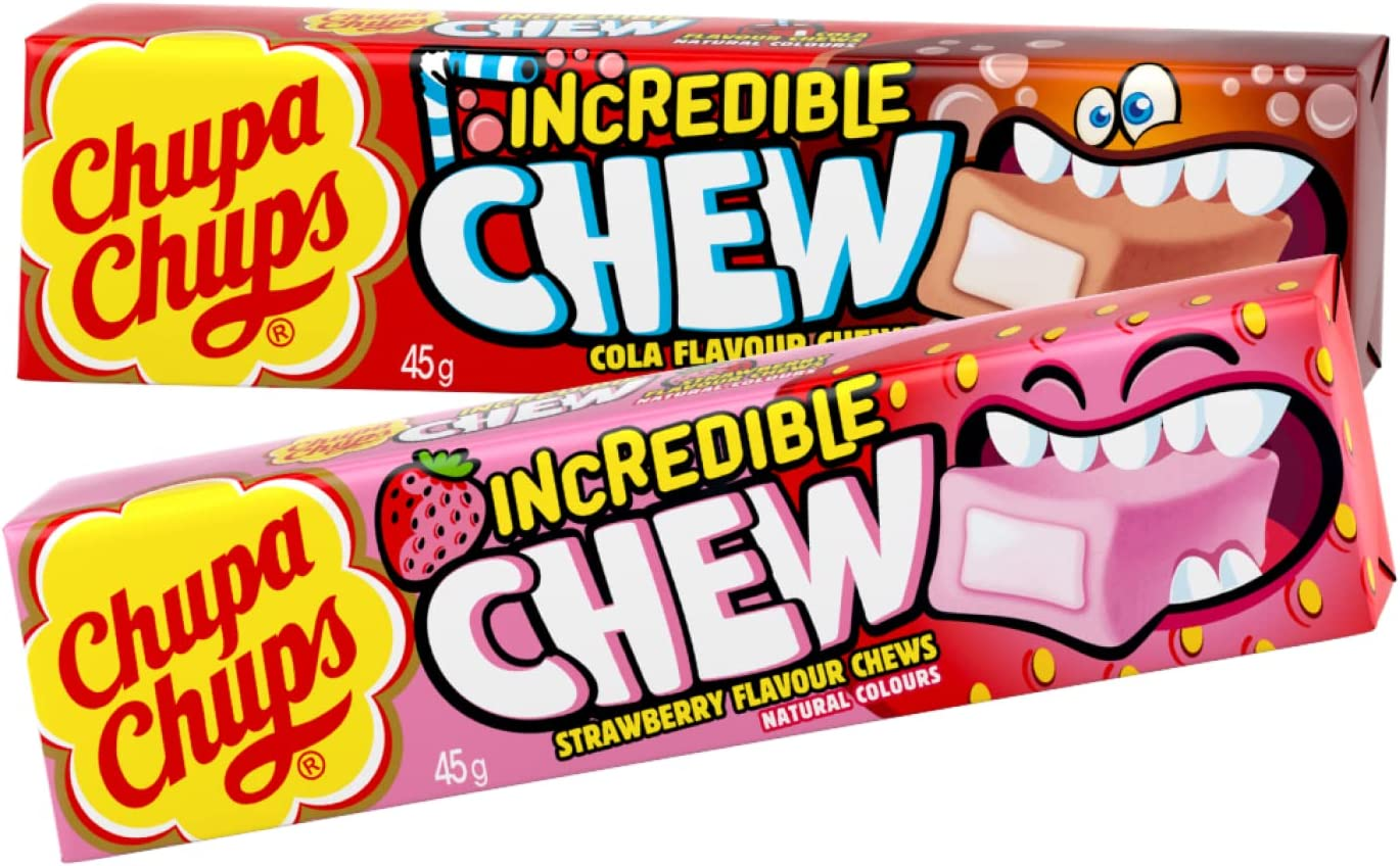 Chupa Chups Incredible Chew, Strawberry, 45 G image number 6