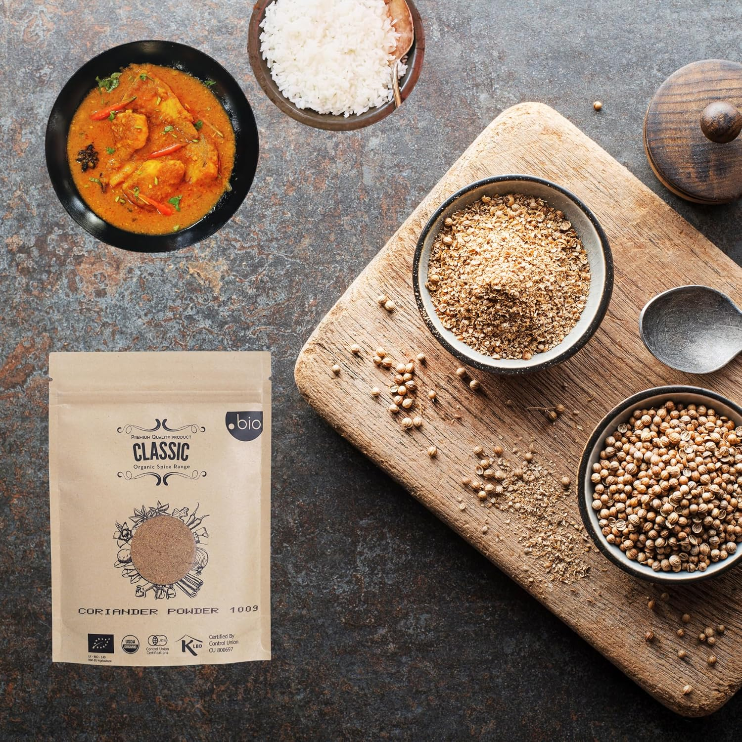 Organic Coriander Powder | Product of Sri Lanka | 200G | USDA Certified - Halal Certified- Kosher Cerftified &hellip; image number 1