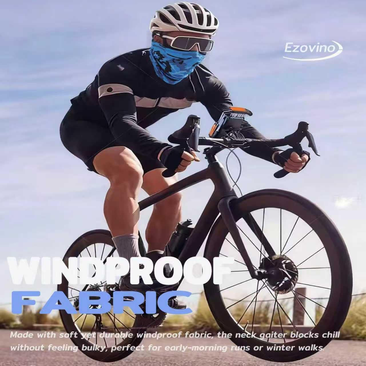 Neck Gaiter Face Mask,Sun Cooling Scarf,Balaclava Bandana Cover for Men Women - Multicoloured 03 image number 7