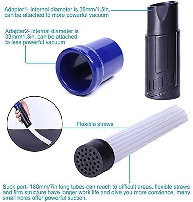 Multifunction Vacuum Cleaner Dust Dirt Remover Brush Duster Tool Cleaner Vacuum EE Universal Attachment Household Clean Tools image number 4