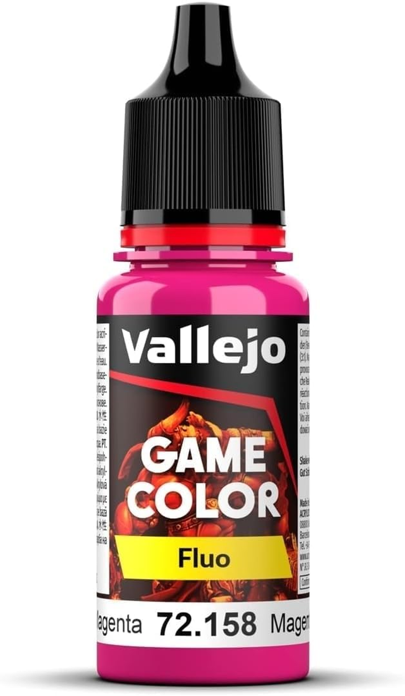 Acrylicos Vallejo Game Color 18 Ml, Fluorescent Magenta