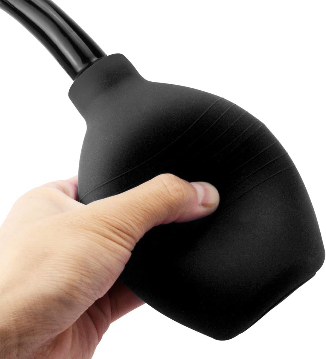 Douche Enema Bulb Vaginal Douche Enema Cleaner for Women&rsquo;S or Man&rsquo;S Health -For Water or Coffee Colon Cleansing, Detox and Constipation (Black, 10.4 Ounce)