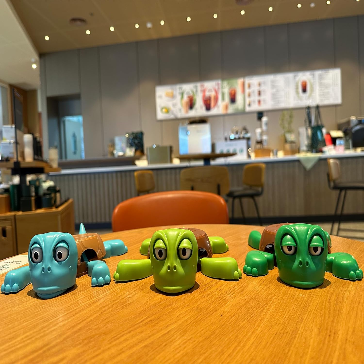 JOD&reg; Turtle Cup Holder,Turtle Coaster with Funny Expression, Cup Holder with Liftable Limbs & Expressive Face for Turtles,Tortoise Lover Gag Gifts Home Decor(Light Green) image number 5