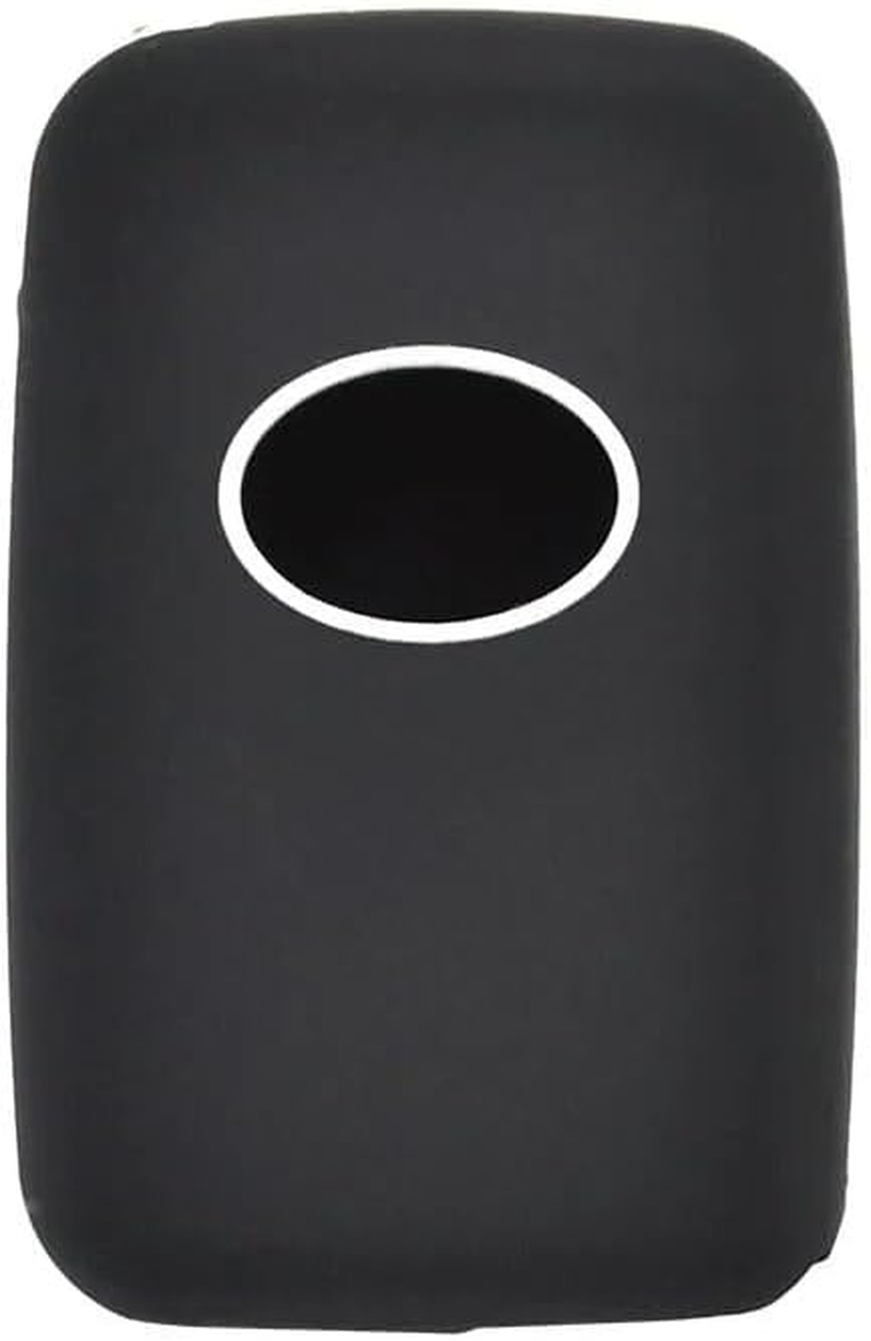 QONXIX 2 Buttons Silicone Car Key Case Cover Keyless Remote Fob, for Toyota, for Aqua RAV4, for Land Cruiser, for Camry, for Prado, for Corolla, for Prius 2013 2014 Key Cover image number 2