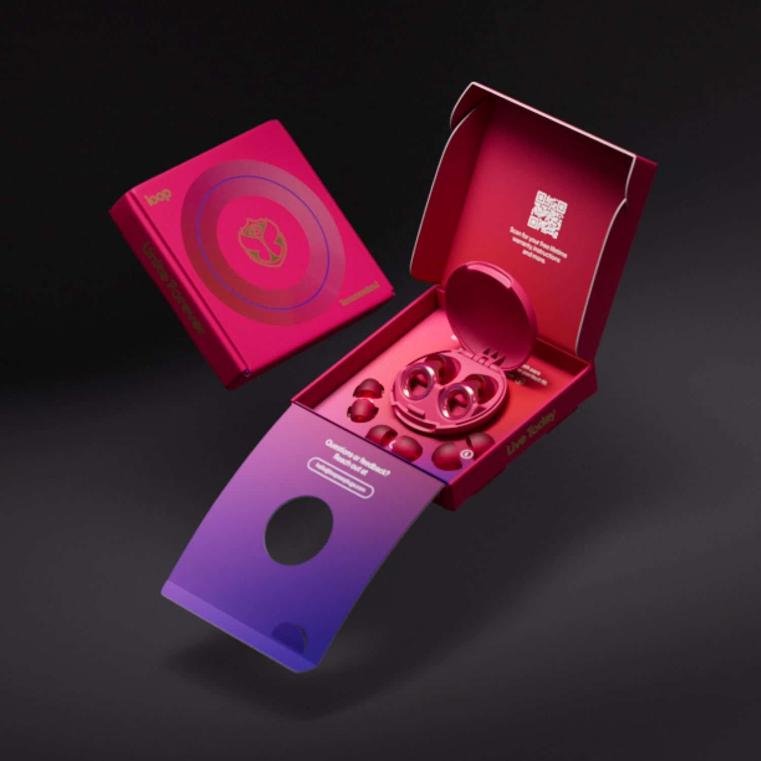 Tomorrowland X Loop Experience 2 Earplugs &ndash; Stylish Hearing Protection for Concerts & Festivals, Live Music, Nightlife & Musicians &ndash; 17Db Noise Reduction Ear Plugs (High-Fidelity) &ndash; Limited Edition image number 1