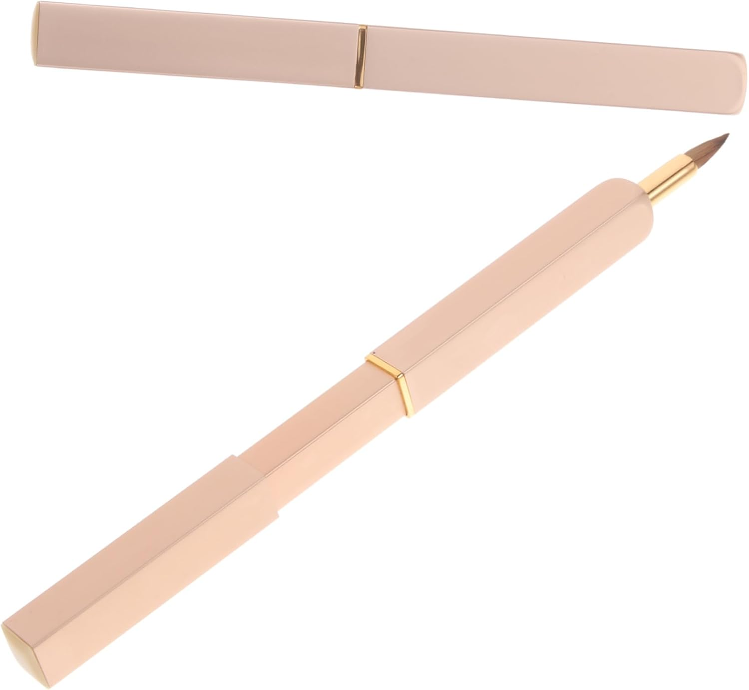 Ipetboom 2Pcs Telescopic Lip Brush Retractable Nylon Lipstick Applicator Makeup Tool for Lip Brushes for Travel and Everyday Use image number 5
