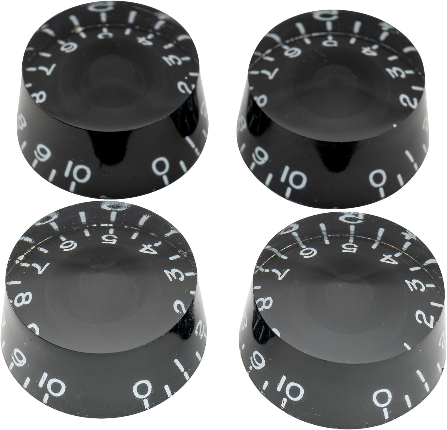 Musiclily Pro Metric Coarse 18-Spline Guitar Knobs Tone Volume Speed Control Knobs for Epiphone Les Paul SG Style Electric Guitar, Cream (Set of 4)