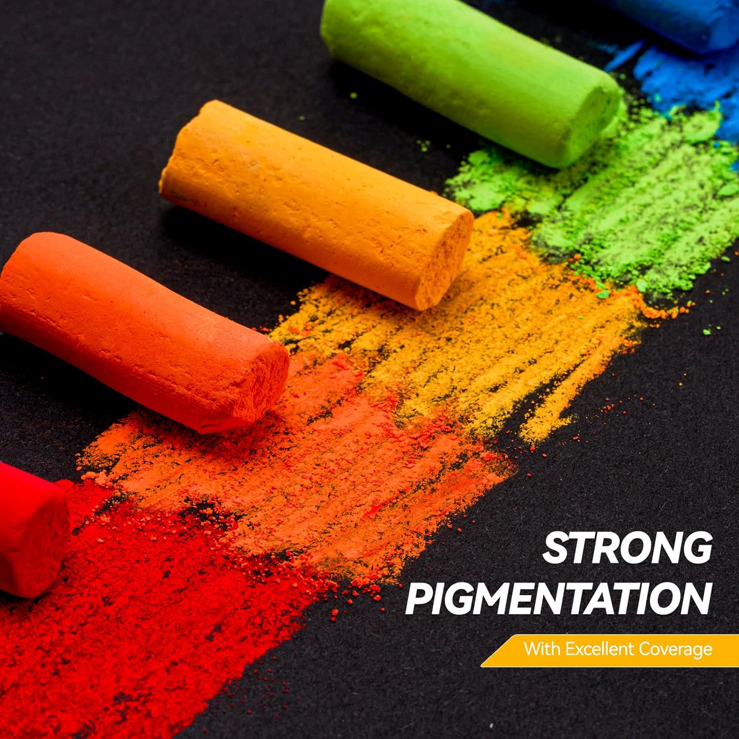 Paul Rubens Soft Pastel Set (48 Colors) - Fine Pigments with Smooth Strokes & Strong Coloring Power - Vibrant Chalk Pastels for Drawing, Blending & Layering - Ideal for Beginners, Students & Artists image number 5