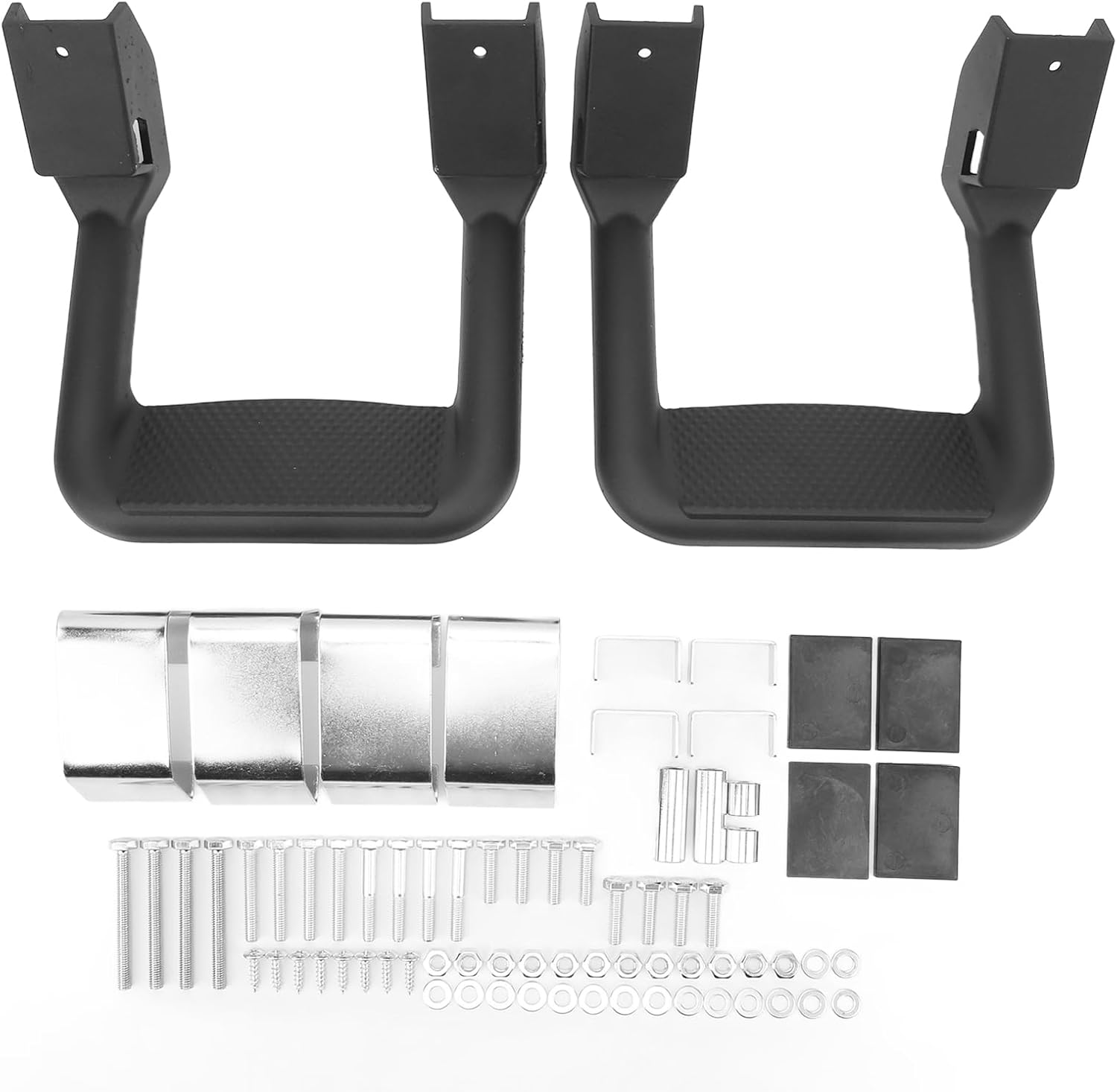 Universal Truck Side Step Set - Powder Coated Cast Aluminum -Slip Steps For, Reliable and Accessory image number 2