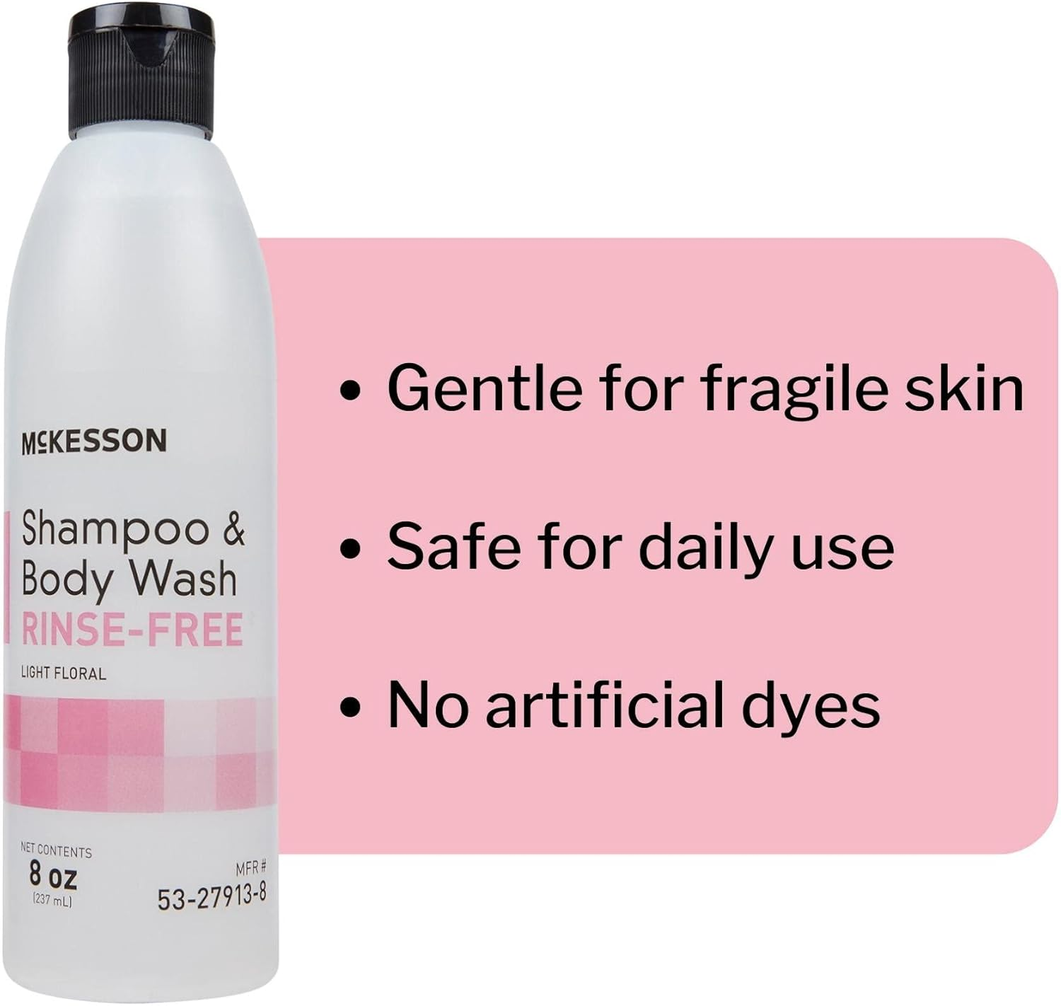 Mckesson Brand Mckesson No-Rinse Shampoo and Body Wash - 53-27913-8EA - 1 Each/Each image number 5