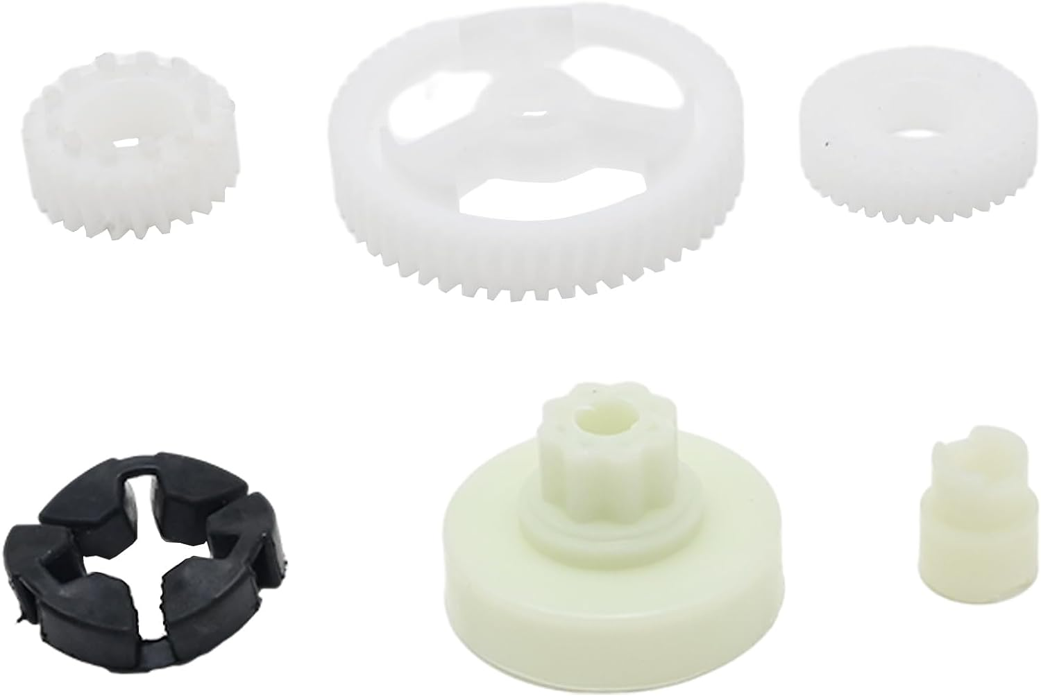 6Pcs Front Rear Window Motor Gear Regulator Repair Kit, Replacement for Mazda 3 6 5 CX-7 CX-9 RX-8, Replace #G22C5858XF GJ6A5858XA GJ6A5858XB GJ6A5858XE GJ6A5858XF G22C5958X image number 5