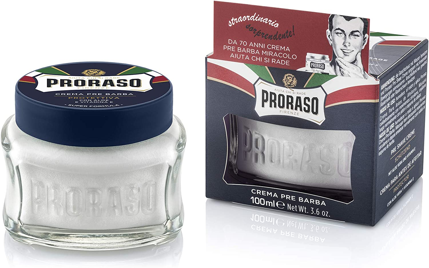 PRORASO PRE SHAVE PROTECT BLUE 100ML image number 5