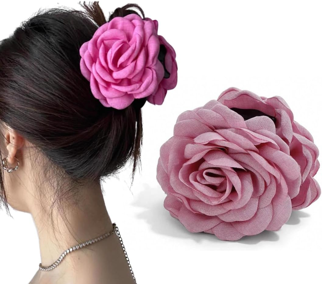 Rose Hair Claw (Pink) image number 5